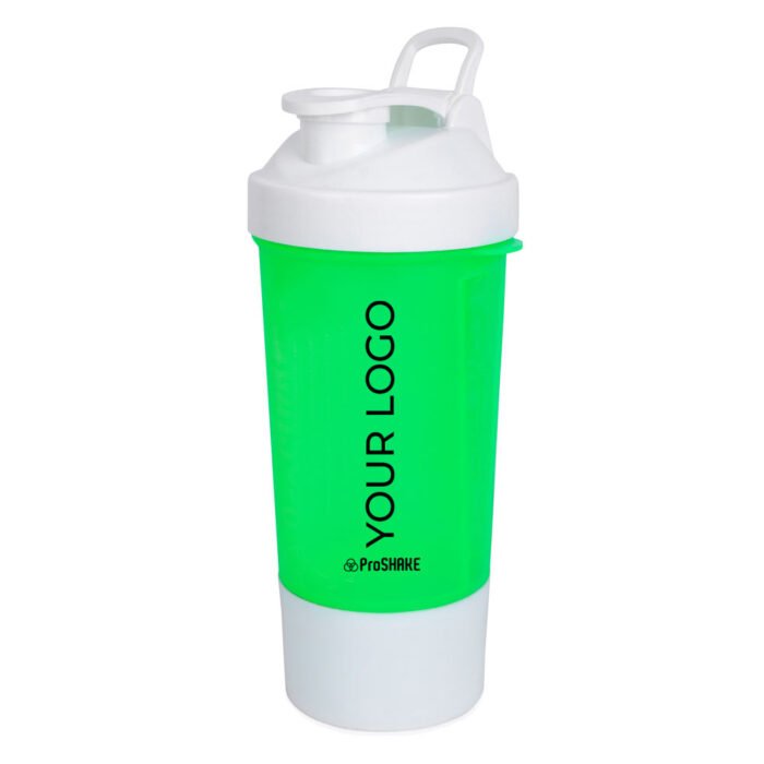 Customized 600 ML Compartment Shaker Bottle Manufacturer