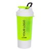 Customized 600 ML Compartment Shaker Bottle Manufacturer