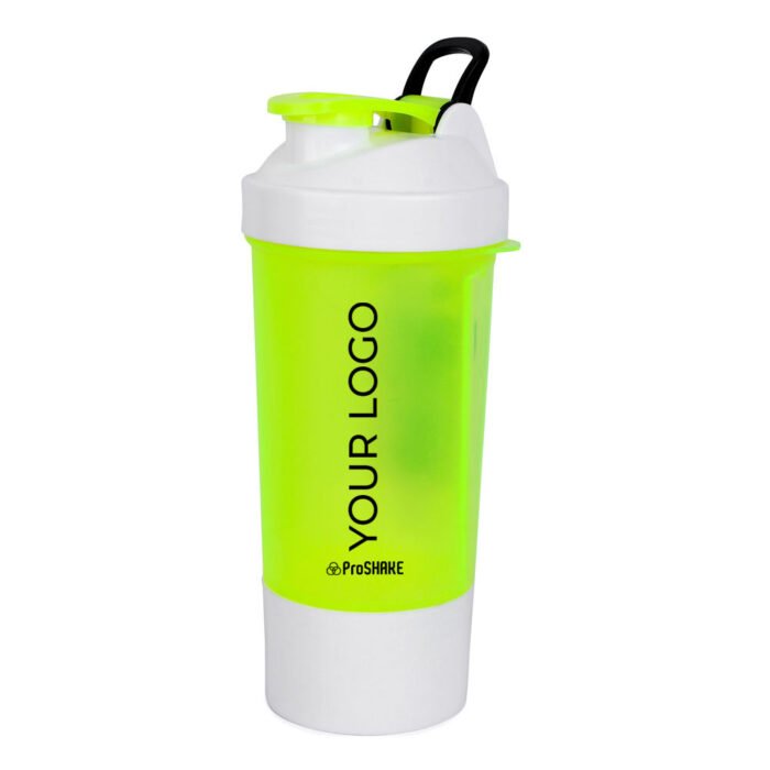 Customized 600 ML Compartment Shaker Bottle Manufacturer